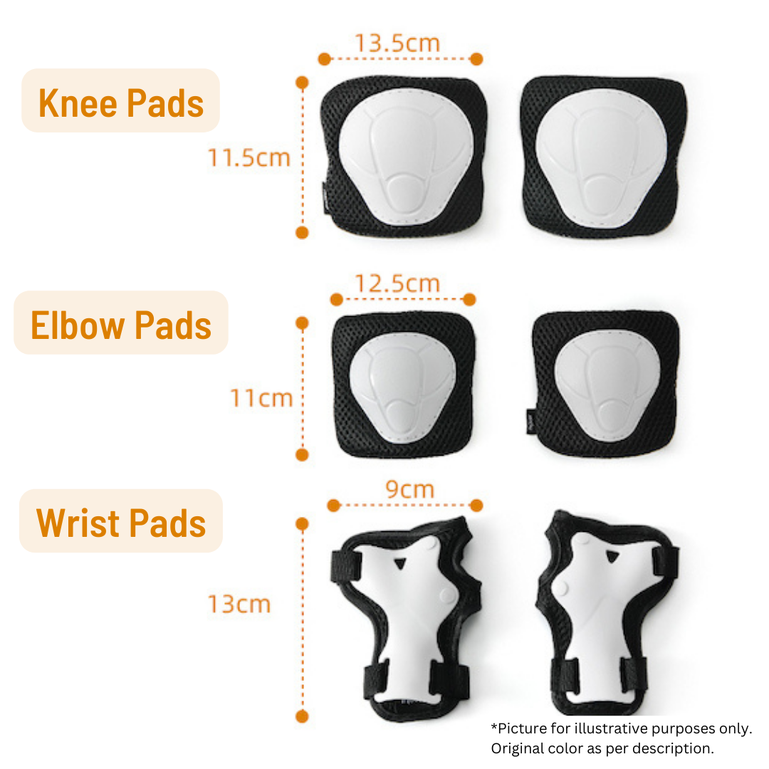 Knee, Elbow & Wrist Protective Gear Set - Gradient