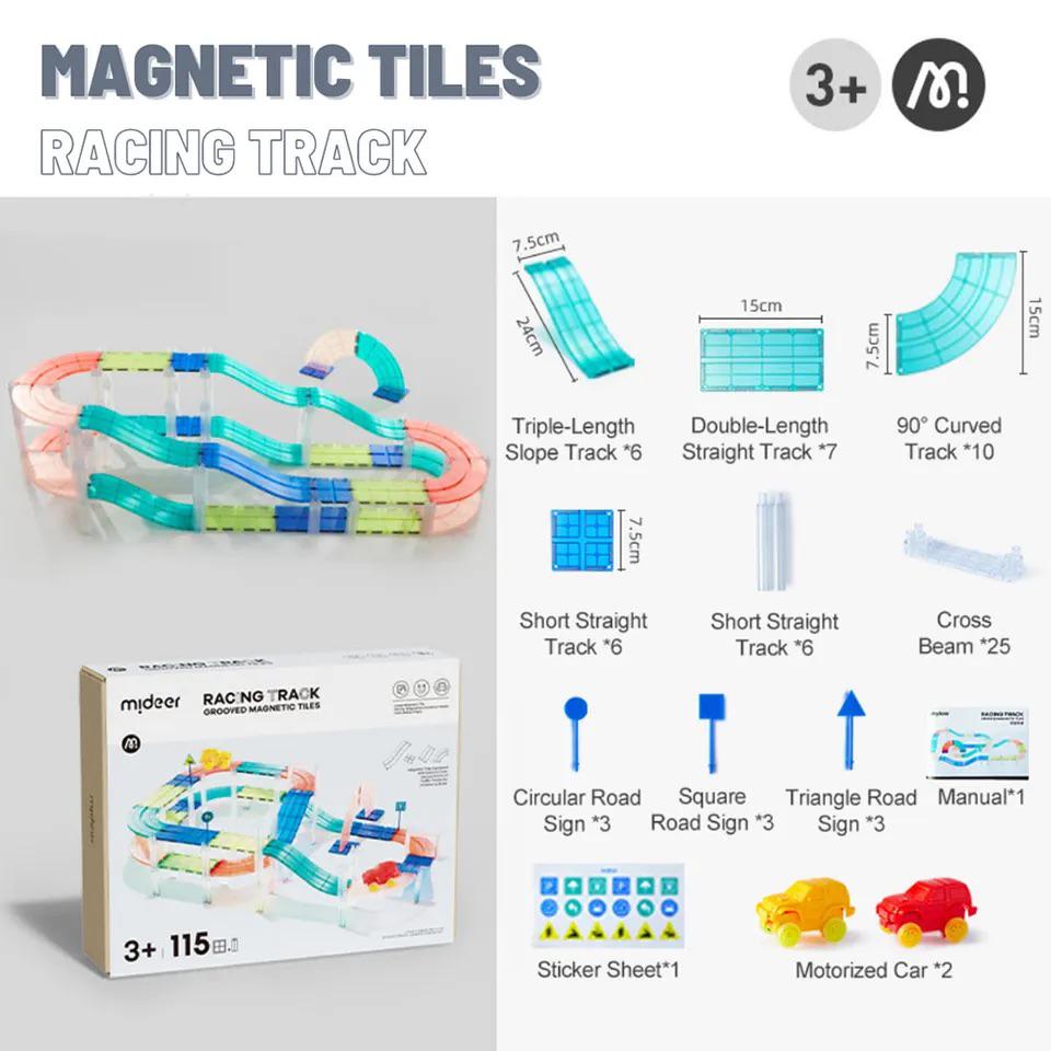 Grooved Magnetic Tiles