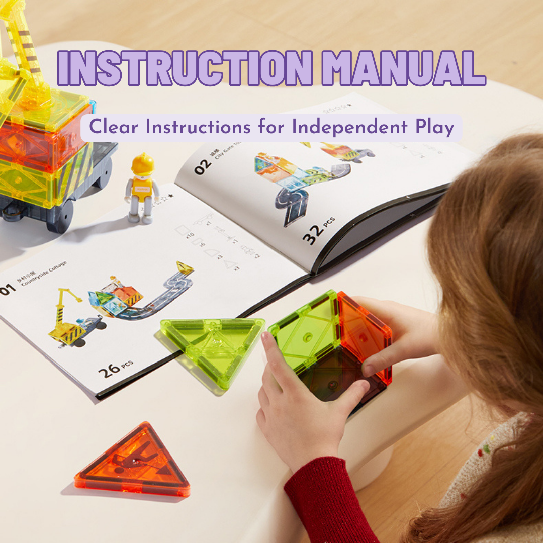 Magnetic Tiles - 36 pcs - Little Architect