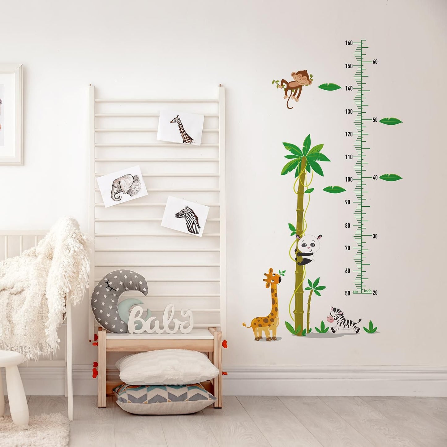 Jungle Height Growth Wall Sticker